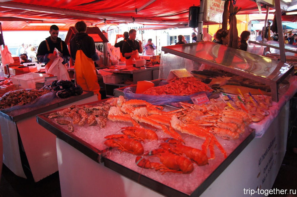 Рыбный рынок в Бергене