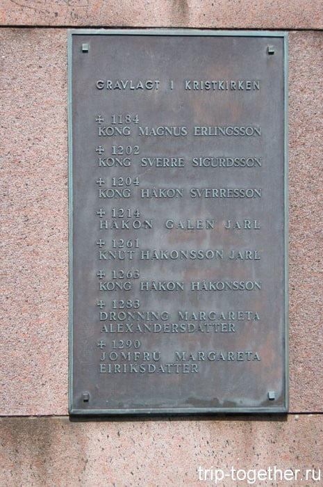 Список королей, правивших в Бергене