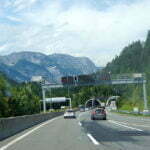 Австрийское скоростное шоссе через Альпы