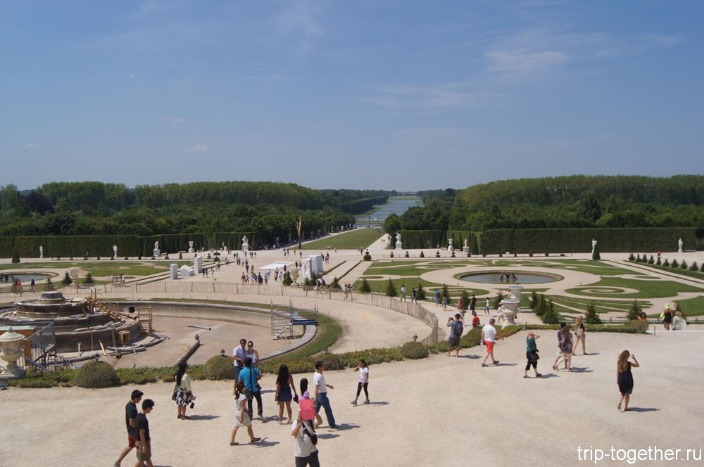 Общий вид парка Версаль
