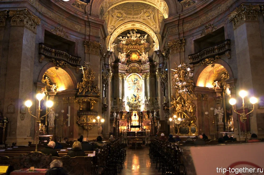 Интерьер Церкви Святого Петра, Вена
