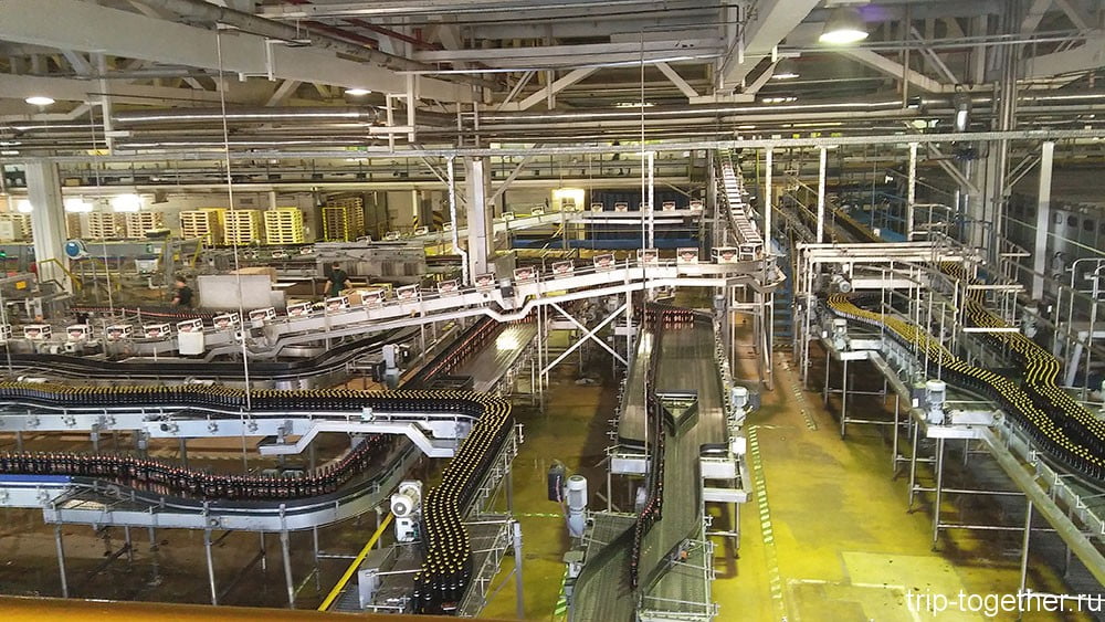 Как варят пиво на заводе Heineken в Санкт-Петербурге