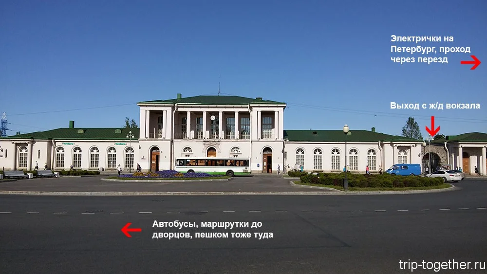 Железнодорожный вокзал Пушкина