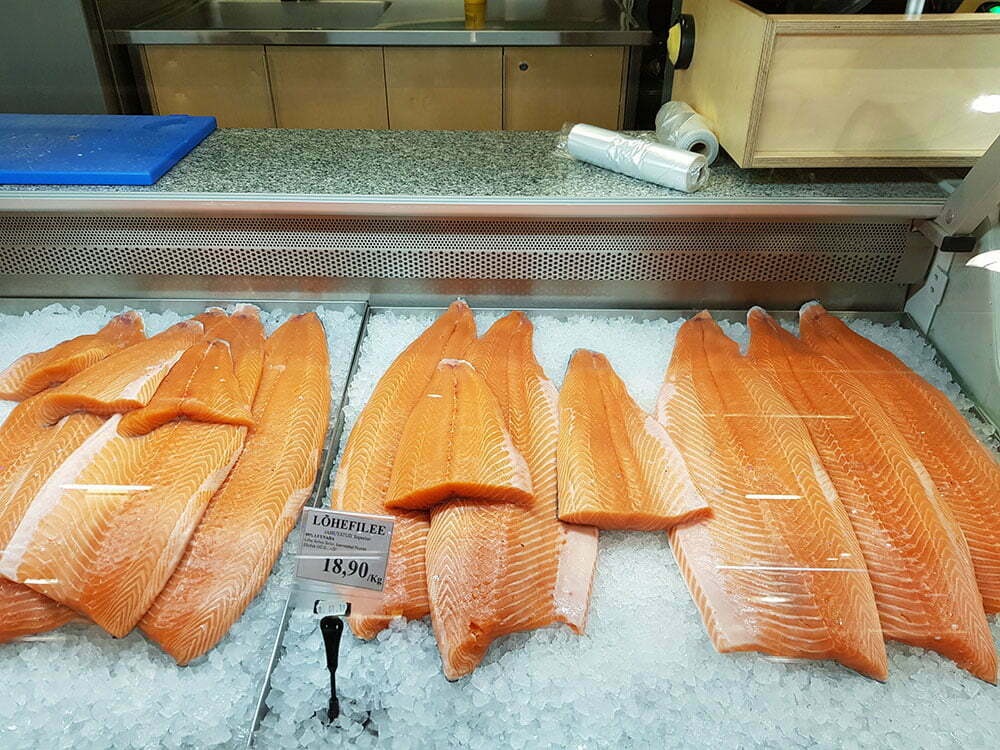 Цены на рыбу на таллинском рынке