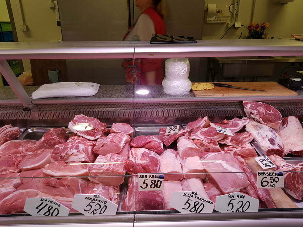 Цены на свинину в Эстонии. Балтийский рынок в Таллине
