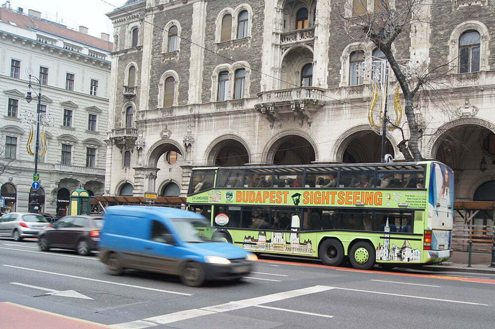 Green bus - туристический автобус в Будапеште