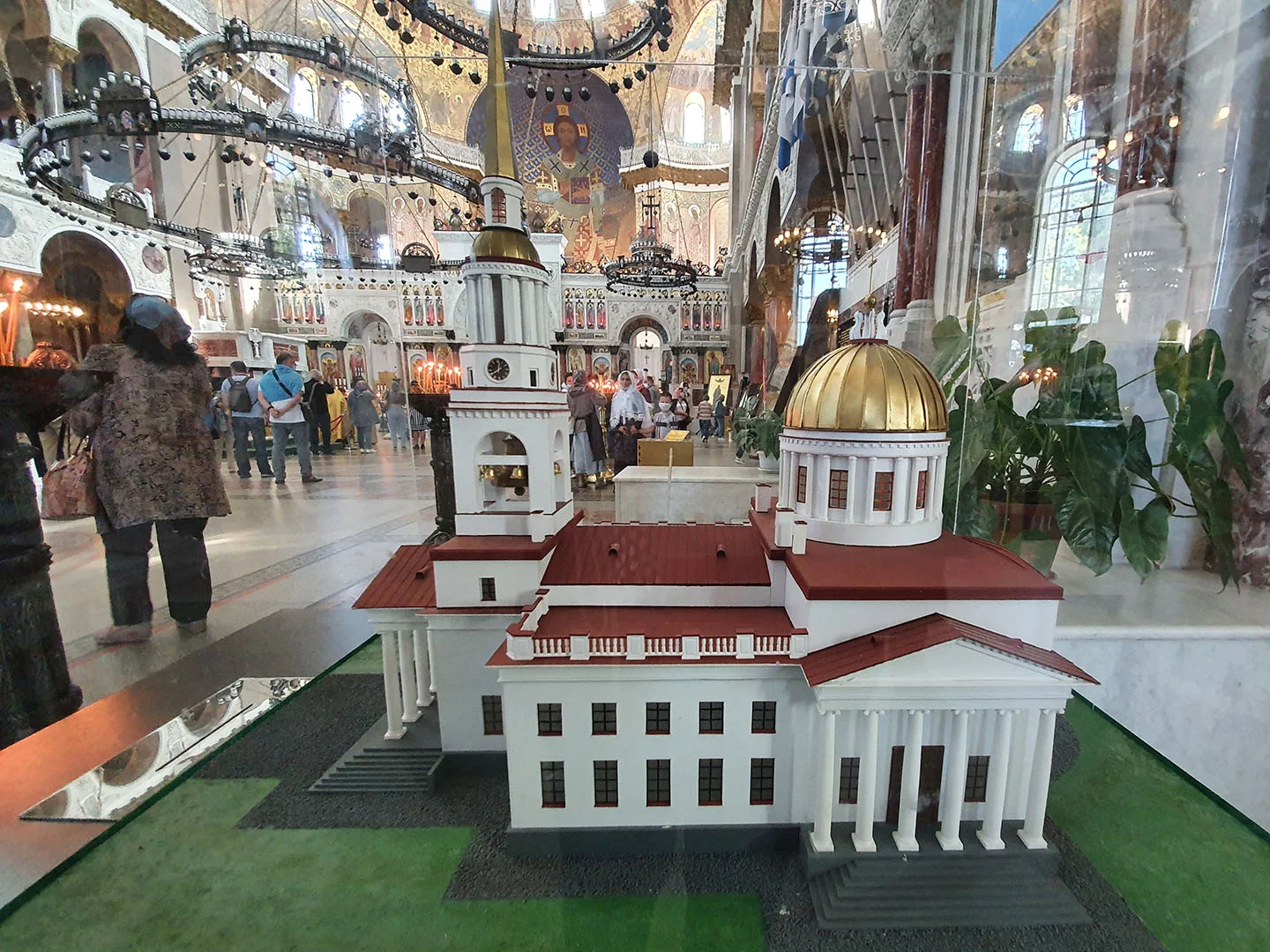 Макет Андреевского собора в Кронштадте