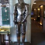 Доспехи шведского рыцаря в музее крепости Корела