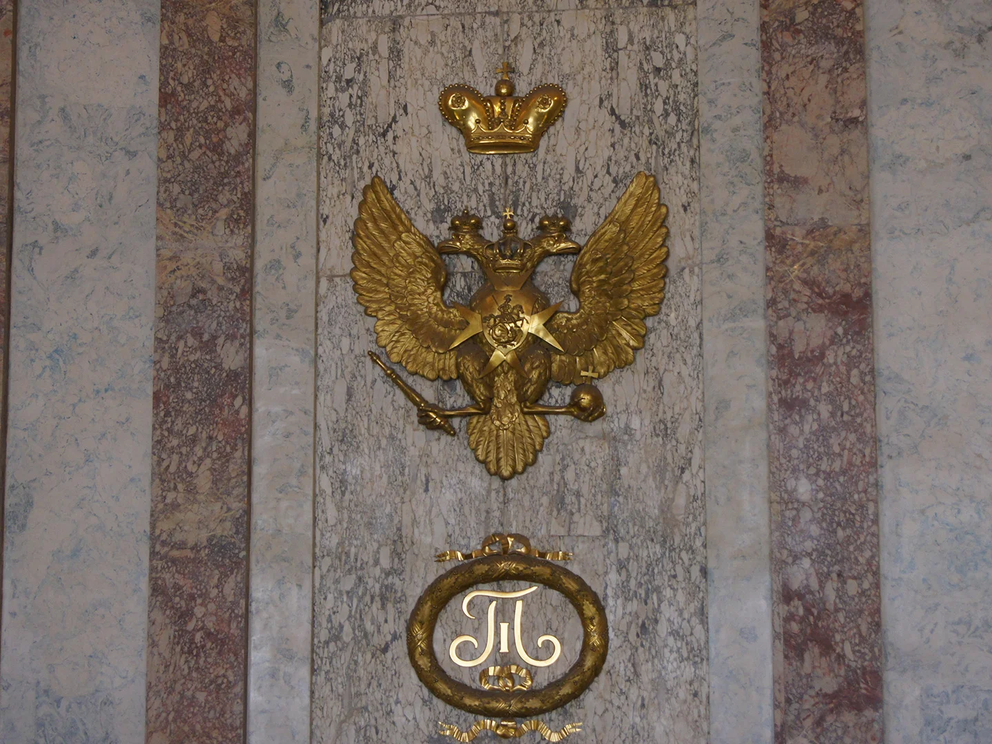 Герб Российской империи времен Павла I с Мальтийским крестом