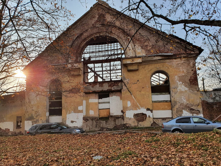 Руины церкви доминиканского монастыря в Выборге
