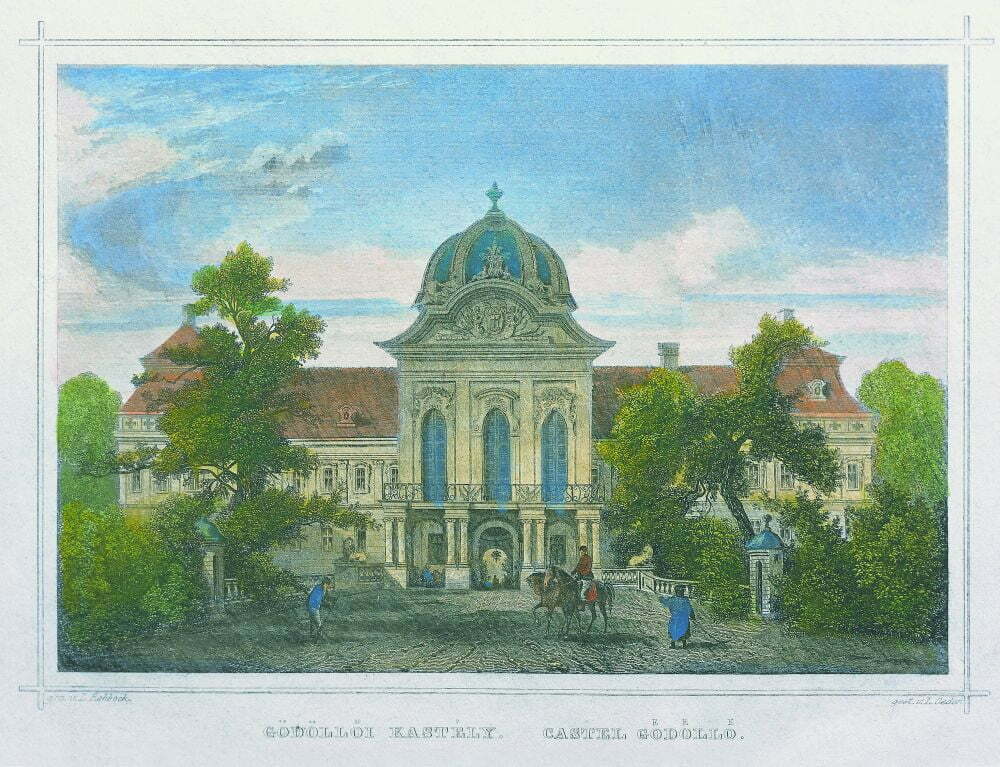 Дворец в Гёдёллё в 18м-веке