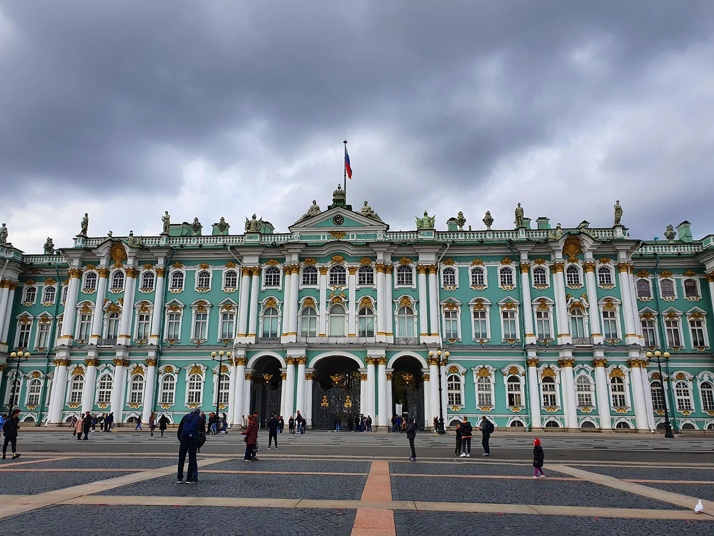 Эрмитаж в Санкт-Петербурге, фасад